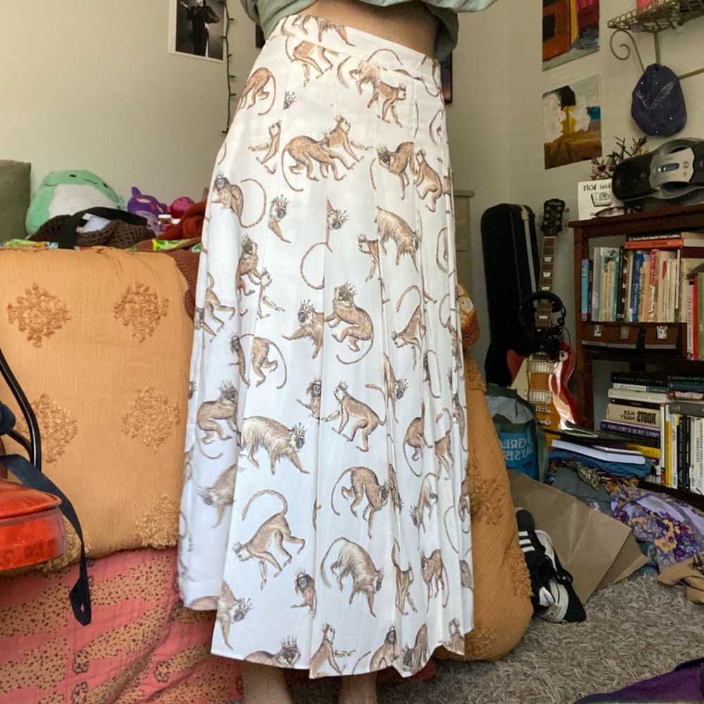 Monkey skirt!! From h&m originally